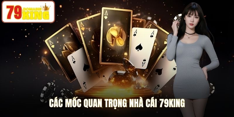 Các mốc quan trọng nhà cái 79KING